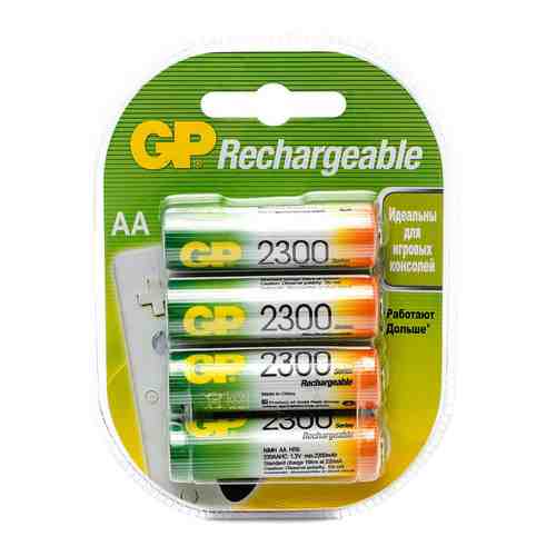 Аккумулятор GP 230AAHC AA NiMH 2300mAh (4шт)