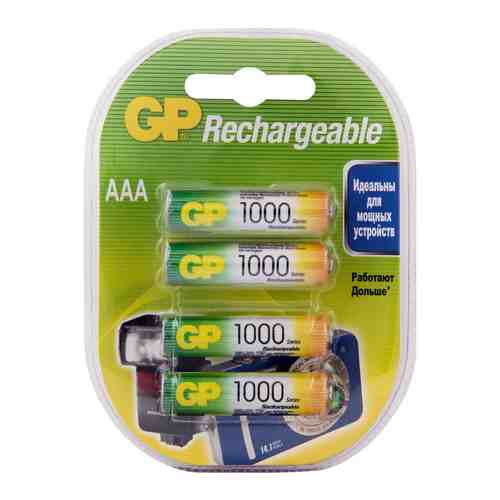 Аккумуляторы GP 100AAAHC- 100AAAHC-C4 4 шт. в уп. GP 100AAAHC-2DECRC4 40/400