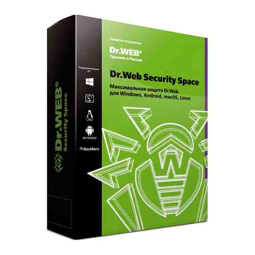 Антивирус Dr.Web Security Space на 12+3 мес. для 3 лиц