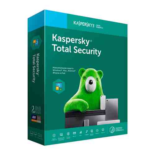 Антивирус Kaspersky Total Security Russian Edition. 2-Device 1-Account KPM 1-Account KSK 1 year Base Downloa