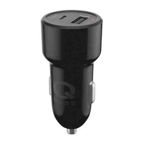 Автомобильное з/у QUB QCUSBTYPEC48BLK (USB USB Type-C 4.8А цвет черный)