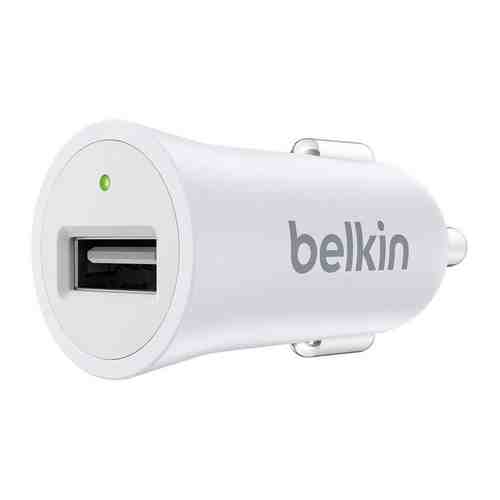 Автомобильное зарядное устройство Belkin 1xUSB 2 4А белый (F8M730btWHT)