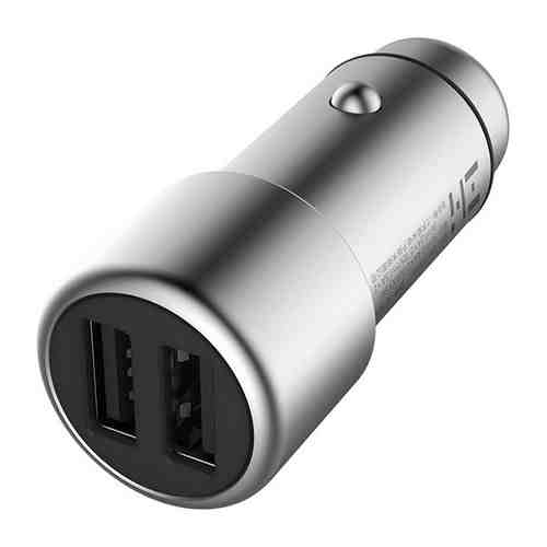 Автомобильное зарядное устройство Zmi Metal Car Charger QC 3.0 2USB 9A (AP821) серебристый