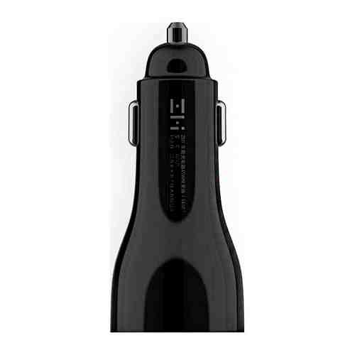 Автомобильное ЗУ Zmi Metal Car Charger 45W 5A QC 3.0 Dual Port USB/Type-C (AP721 / ZCZS45W) CHINA Black