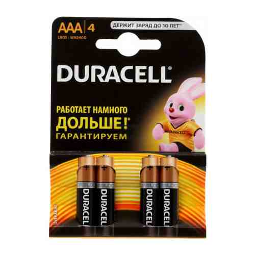 Батарейка Duracell LR 03/MN 2400-4BL BASIC AAA