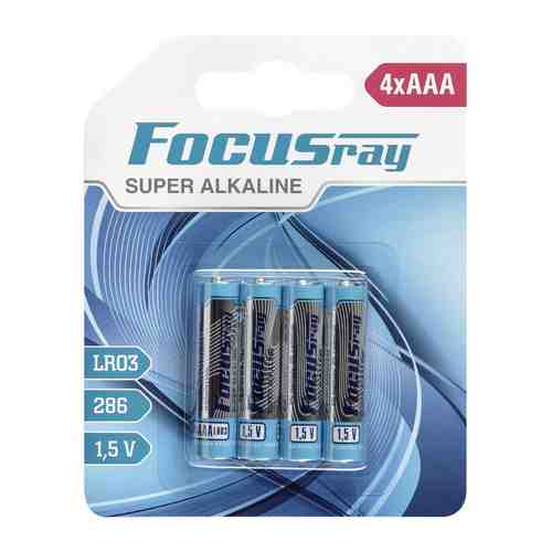 Батарейка FOCUSray SUPER ALKALINE LR03/BL4 4/48/288