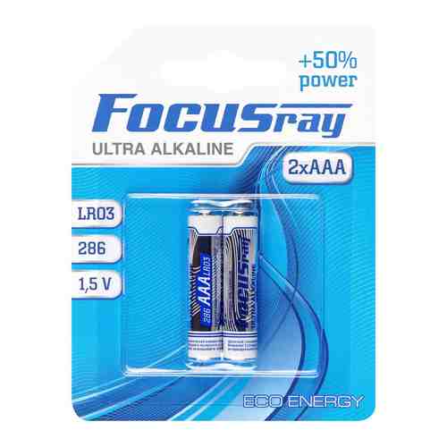 Батарейки FOCUSray ULTRA ALKALINE LR03/BL2 2/24/288