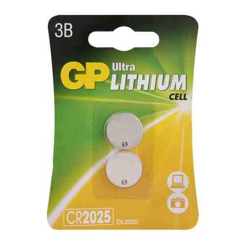 Батарейки Lithium GP 2 шт. CR2025E-7CR2 20/400