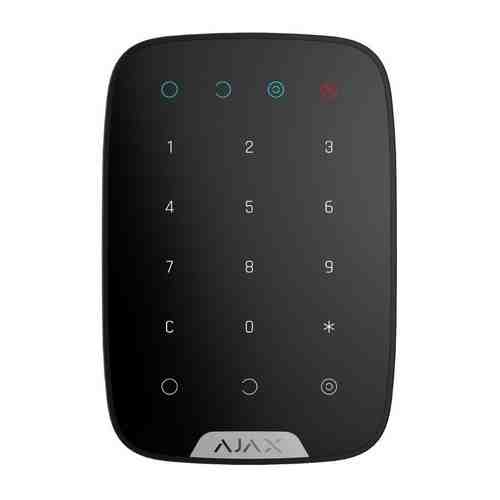 Беспроводная клавиатура с сенсорными кнопками Ajax KeyPad black