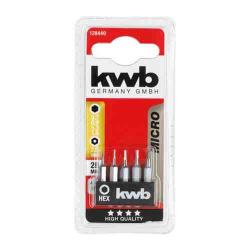 Бита Kwb Micro HEX 28мм 5шт 128440