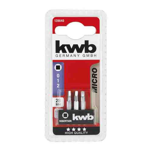 Бита Kwb ROBERTSON Micro 28мм 3шт 128640