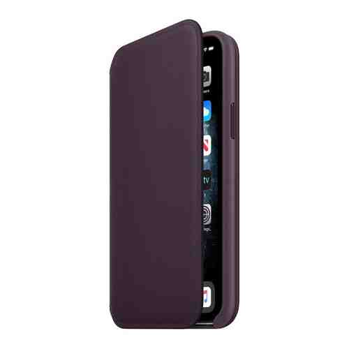 Чехол (флип-кейс) Apple iPhone 11 Pro Leather Folio - Aubergine MX072ZM/A