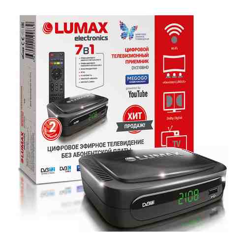 Цифровой телевизионный ресивер Lumax DV 2108 HD