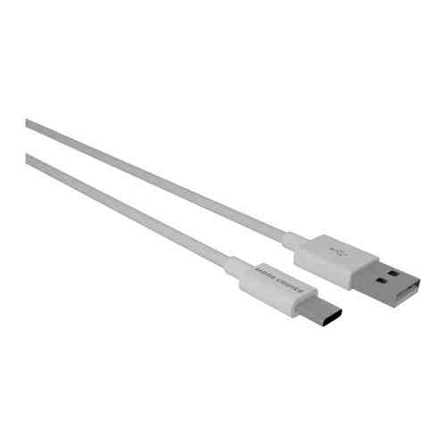 Дата-кабель MoreChoice USB 2.1A для Type-C K24a TPE 1м (White)