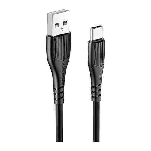 Дата-кабель MoreChoice USB 2.4A для Type-C K22a TPE 1м (Black)