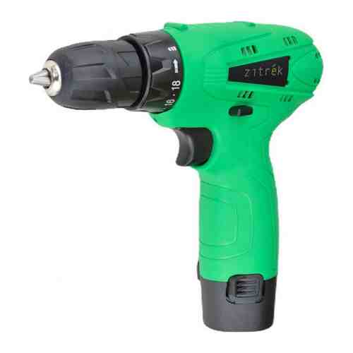 Дрель аккумуляторная Zitrek Green 12 PRO (12В Li-ion аккум.2шт ЗУ кейс гибкий удл. сверла биты)