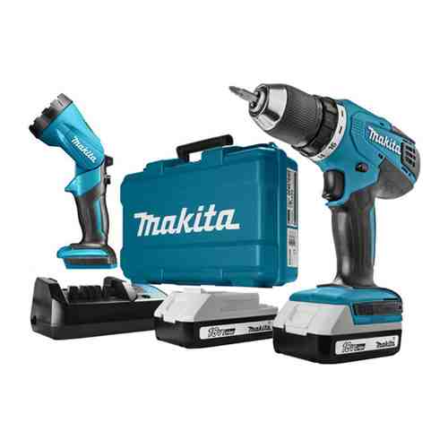 Дрель-шуруповерт Makita DF 457 DWLE