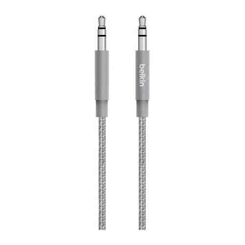 Кабель Belkin Jack 3.5 папа/Jack 3.5 папа 1 2м серый (AV10164bt04-GRY)