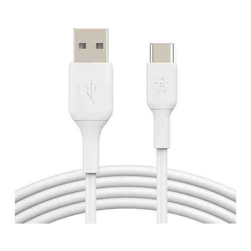 Кабель Belkin USB-A - USB-C 1m пластик белый (CAB001bt1mWH)