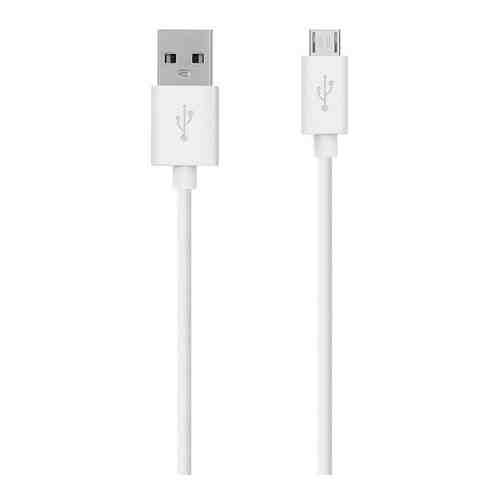 Кабель Belkin USB-A папа/microUSB папа 2м белый (F2CU012bt2M-WHT)