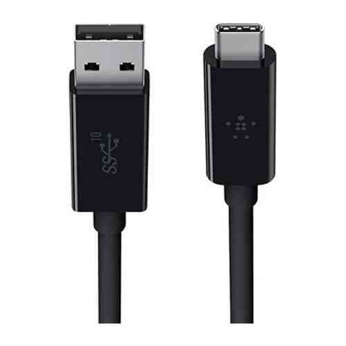 Кабель Belkin USB-C папа/USB-A папа 1м черный (F2CU029bt1M-BLK)