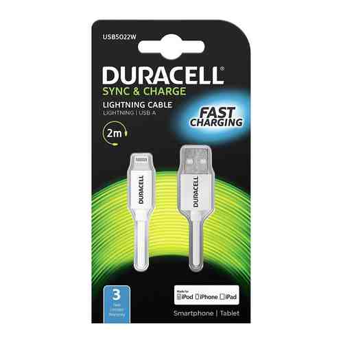 Кабель Duracell USB 5022 W-RU MFI