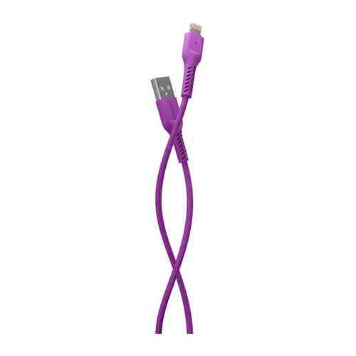 Кабель MoreChoice USB 2.0A для Lightning 8-pin K16i TPE 1м (Purple)