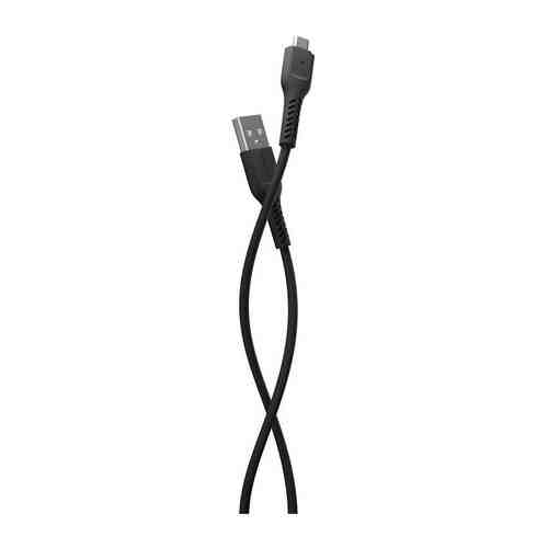 Кабель MoreChoice USB 2.0A для micro USB K16m TPE 1м (Black)