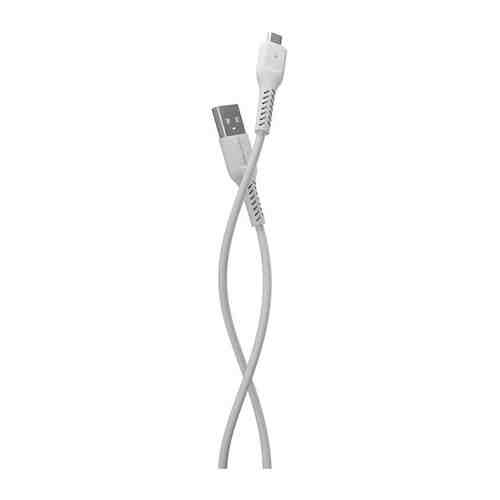 Кабель MoreChoice USB 2.0A для micro USB K16m TPE 1м (White)