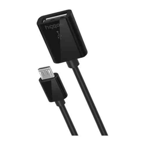 Кабель Nobby с адаптером Nobby OTG Comfort USB- microUSB 0.15м черн. 006-001