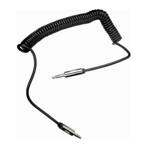 Кабель-пружина Belkin Jack 3.5 папа/Jack 3.5 папа 1 8м черный (AV10126cw06-BLK)