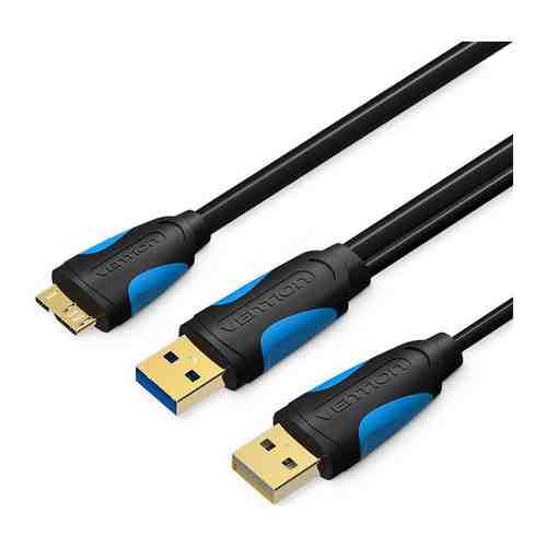 Кабель Vention USB 3.0 AM/micro B USB 2.0 AM - 1м (VAS-A62-B100)