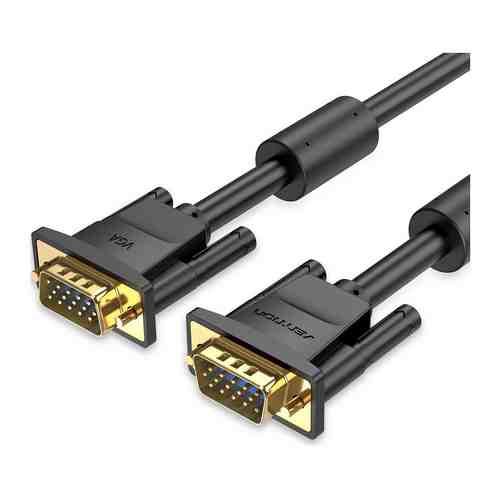 Кабель Vention VGA 15M/15M с 2 ферритовыми фильтрами - 5м. DAEBJ