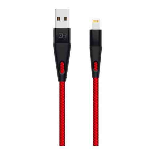 Кабель Zmi USB/Lightning MFi 100см (AL806) красный