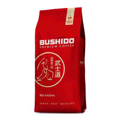 Кофе молотый Bushido Red Katana 227гр Ground Pack