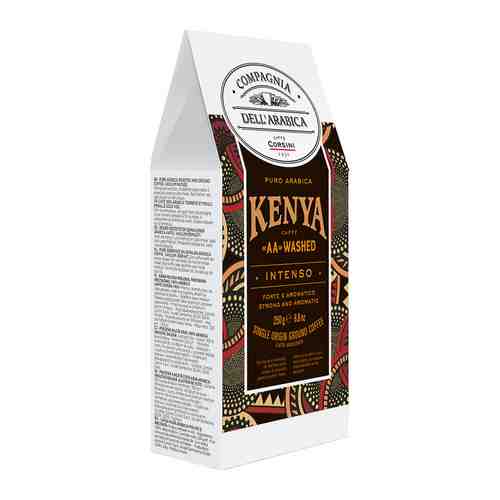 Кофе молотый Compagnia Dell'Arabica Puro Arabica Kenya AA Washed (250 г) к/п