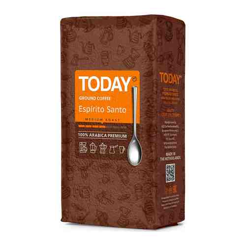 Кофе молотый Today Espí rito Santo 250гр Ground Vacuum Pack