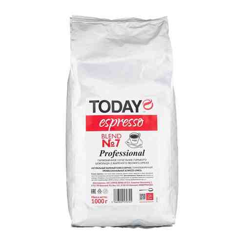 Кофе зерновой Today Espresso Blend 7 1000гр Beans Pack