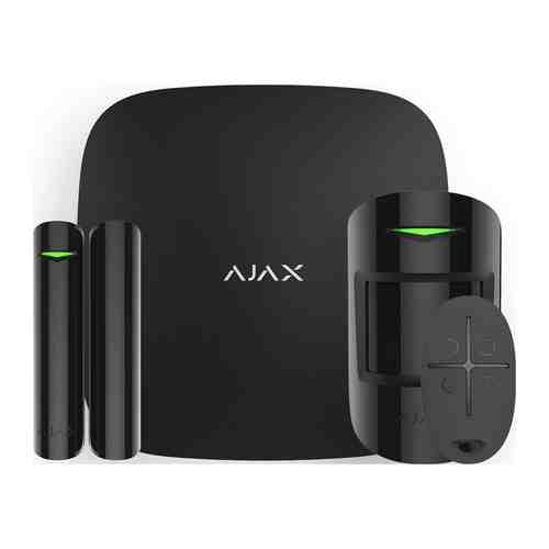 Комплект смарт-сигнализации Ajax с Hub Plus StarterKit plus Black