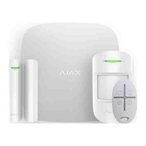 Комплект смарт-сигнализации Ajax с Hub Plus StarterKit plus white