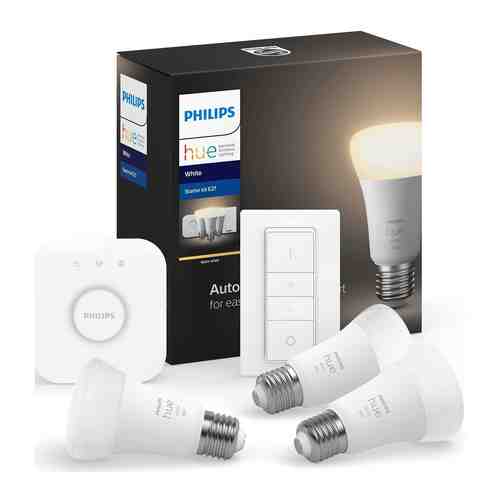 Комплект умных ламп Philips Hue Starter Kit E27 (929001821620)