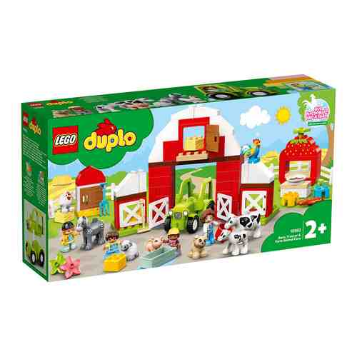 Конструктор Lego DUPLO ''Фермерский трактор домик и животные''