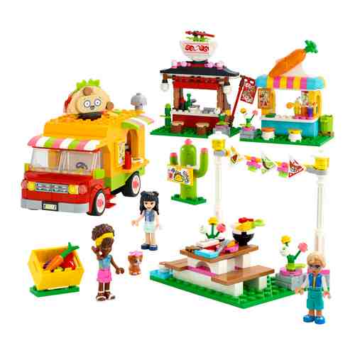 Конструктор Lego Friends Рынок уличной еды 41701