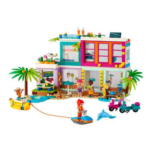 Конструктор LEGO Lego Friends Пляжный дом для отдыха 41709