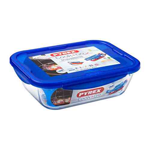 Контейнер Pyrex Cook & Go 30х23см 3.3л прямоугольный