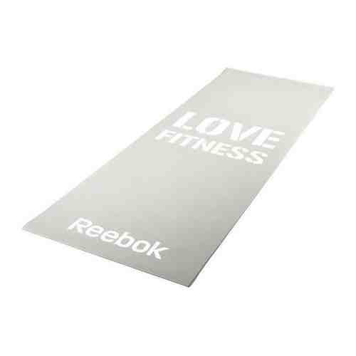 Коврик для йоги и фитнеса Reebok Love (серый) RAMT-11024GRL