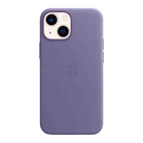 Кожаный чехол Apple MagSafe для iPhone 13 mini цвета «сиреневая глициния»