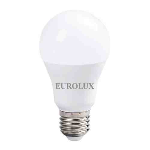 Лампа Eurolux LL-E-A60-15W-230-4K-E27 (груша 15Вт нейтр. Е27) белый