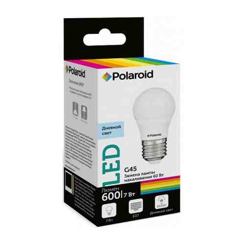 Лампа Polaroid 220V G45 7W 6500K E27 600lm