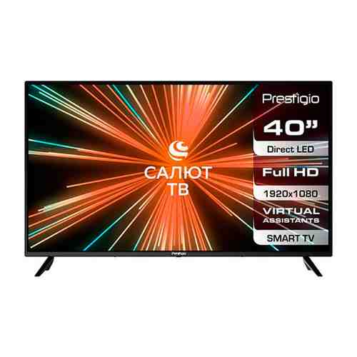 LED телевизор Prestigio PTV40SS07Y_CIS_BK TOP SBER TV черный